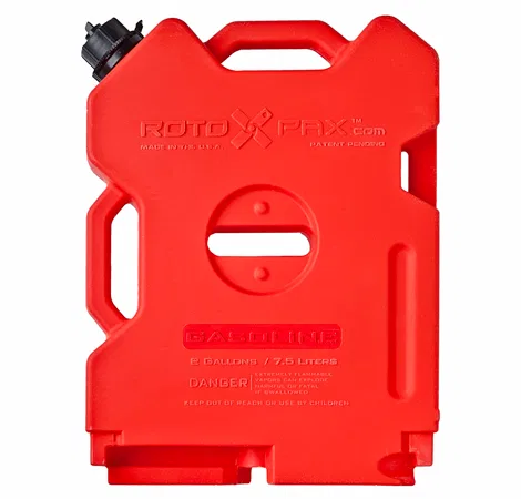 RX-2G – ROTOPAX Liquid Storage Container, Red 2 Gallon Bolt-On/ Free Standing Formulated Plastic EPA And CARB Complia...
